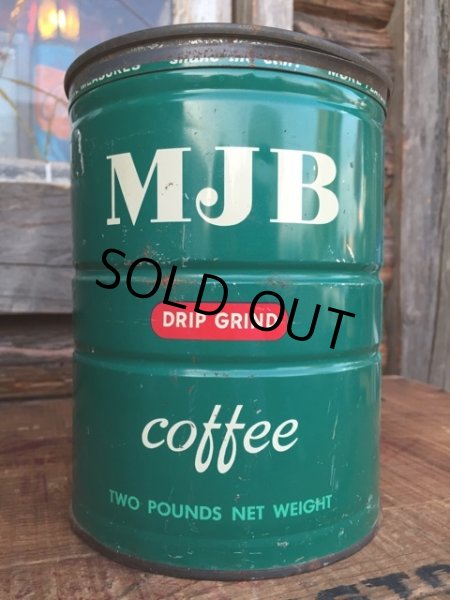 画像1: Vintage MJB Coffee Can 17cm (DJ988） (1)