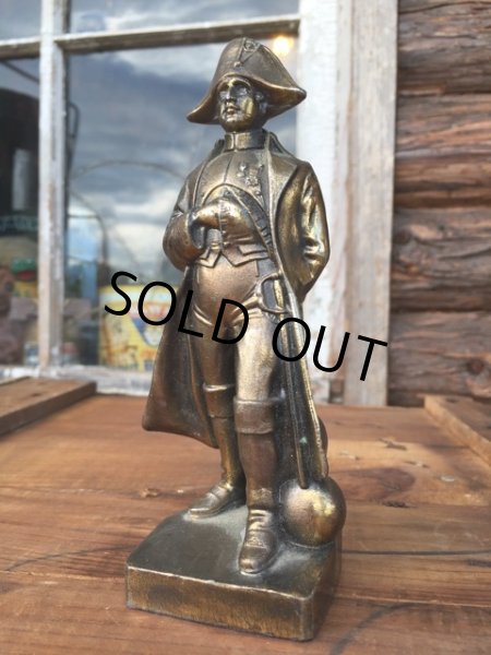 画像1: Vintage Napoleon Metal Statue (MA102) (1)