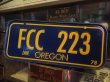 画像1: 70s Vintage Bicycle License Plate FCC 223 (MA879) (1)