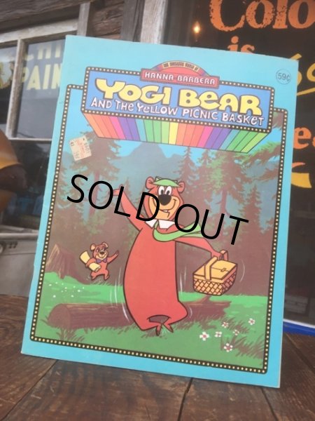 画像1: 80s Vintage Coloring Book Yogi Bear (MA940) (1)