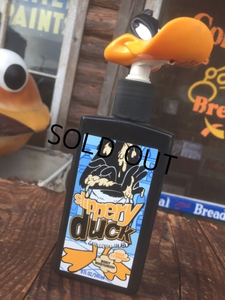 画像1: 90s Vintage WB Daffy Duck Body Moisturizer Bottle (AL014) (1)