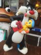 画像1: Vintage Looney Tunes Sylvester & Tweety Wall Decor Lighted (AL107) (1)