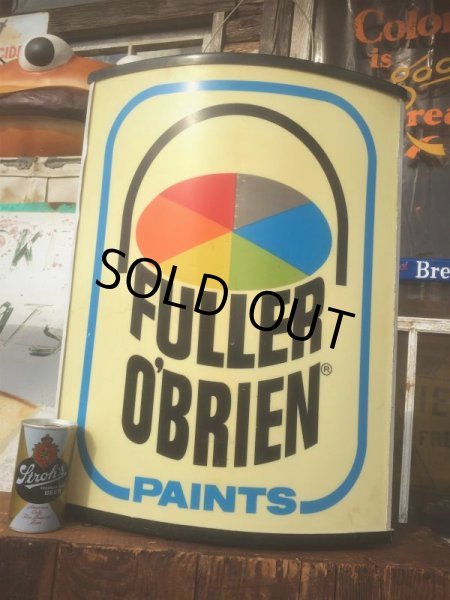 画像1: Vintage Fuller O'brien Paints Lighted Sign (AL422) (1)