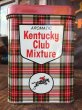 画像1: Vintage Kentucky Club Mixture Tobacco Tin Can (AL894) (1)