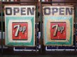 画像13: Vintage 7UP Drink Soda Roadside Stand Open Sign (AL9953) (13)