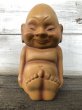 画像1: 50s Billiken Kelvin JAPAN Ceramic Piggy Bank (J210) (1)