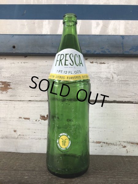 画像1: Vintage Soda Glass Bottle Fresca (J246) (1)