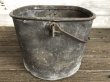 画像5: Vintage Heavy Metal Galvanzed Bucket Pail Can (J252)   (5)