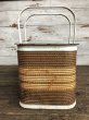 画像2: Vintage Wicker Picnic Basket Brown (J440) (2)