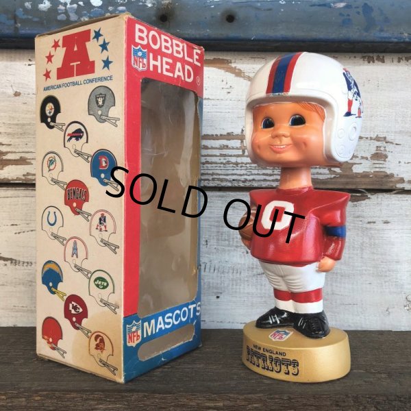 画像1: Vintage NFL Bobble Head Mascots New England Patriots (J754) (1)