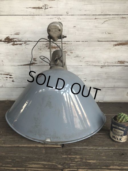 画像1:  Vintage Smoot Holman Industrial Barn Light Shade (S348) (1)