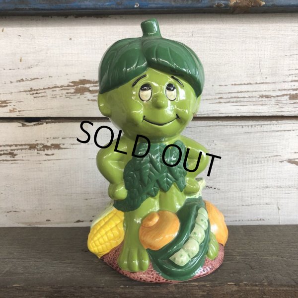 画像1: 80s Vintage Little Green Sprout Musical Bank (S678) (1)