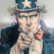 画像6: Vintage Uncle Sam Poster w/frame (T001) (6)