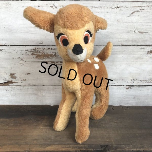 画像1: 70s Vintage Disney Bambi Plush Doll (T177)  (1)