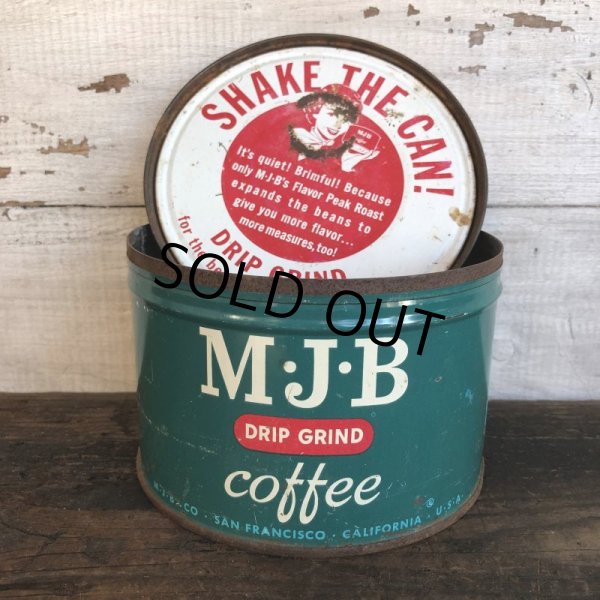 画像1: Vintage Can M.J.B Coffee (T378) (1)