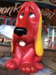 画像6: 70s Vintage NY Vinyl Plastic Dog Bank Basset hound Red (T779)  (6)