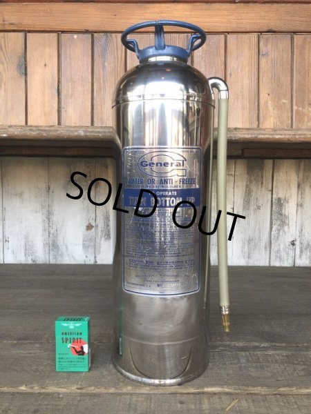 画像1: 60s Vintage GENERAL Fire Extinguisher (T805) (1)