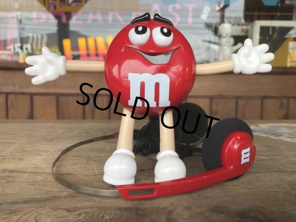 画像1: Vintage M&M's Dispenser RADIO Red (B507)  (1)