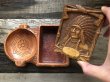 画像3: 40s Vintage Western Indian Cigarette Box & Ashtray (B549) (3)