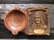 画像2: 40s Vintage Western Indian Cigarette Box & Ashtray (B549) (2)