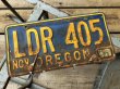 画像1: Vintage American License Number Plate LDR 405 (B776)  (1)