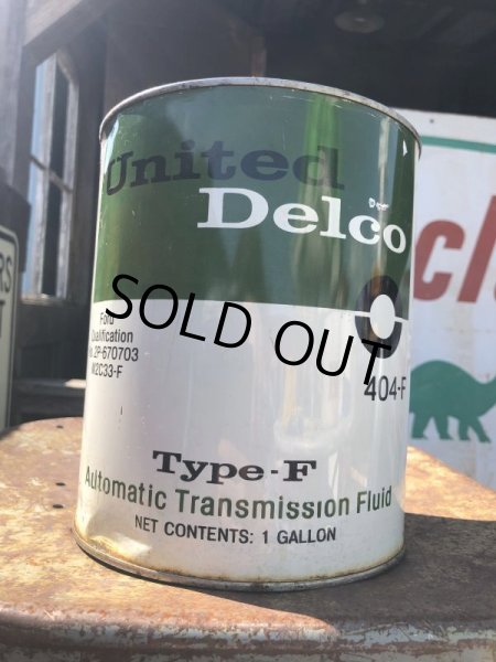 画像1: Vintage United Delco Oil can (B850) (1)