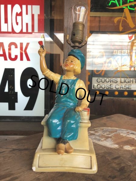 画像1: 40s Vintage Dutch Boy Paint Lamp (PJ627) (1)