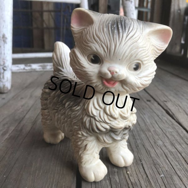 画像1: Vintage Edward Mobley Rubber Doll Kitty Cat (B561) (1)