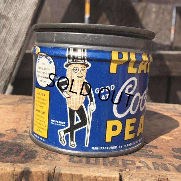 画像1: Vintage Planters MR.PEANUTS Tin Can (F) (1)