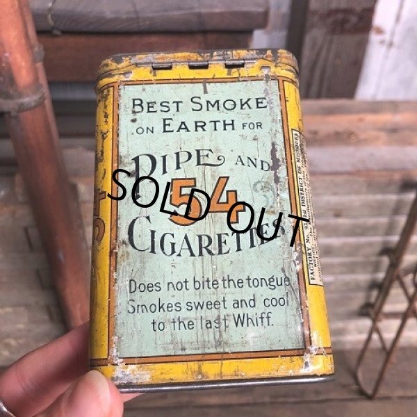 画像1: Vintage Pipe & Cigarette Smoking Tobacco Pocket Tin GRANULATED 54 (B970)     (1)