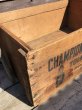 画像13: RARE!  30s Antique Champion Spark Plug Dealer Delivery Wooden Crate (C074) (13)