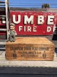 画像1: RARE!  30s Antique Champion Spark Plug Dealer Delivery Wooden Crate (C074) (1)