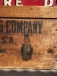 画像11: RARE!  30s Antique Champion Spark Plug Dealer Delivery Wooden Crate (C074) (11)