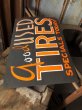 画像3: Vintage Hand Painted Retail Store Signs on Black Paper Board / good USED TIRES (C353)  (3)