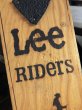 画像15: Vintage LEE RIDERS Advertising Wood Boot Jack Bucking Horse (B455) (15)