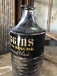 画像6: Antique HIGGINS American India Ink Bottle (B484) (6)