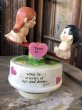 画像16: 70s Vintage Kim Casali LOVE IS FOR SHARING Ceramic Music box (B774) (16)