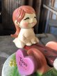 画像2: 70s Vintage Kim Casali LOVE IS FOR SHARING Ceramic Music box (B774) (2)