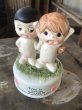 画像4: 70s Vintage Kim Casali LOVE IS FOR SHARING Ceramic Music box (B775) (4)