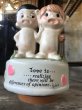 画像9: 70s Vintage Kim Casali LOVE IS FOR SHARING Ceramic Music box (B775) (9)