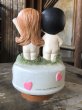 画像7: 70s Vintage Kim Casali LOVE IS FOR SHARING Ceramic Music box (B775) (7)