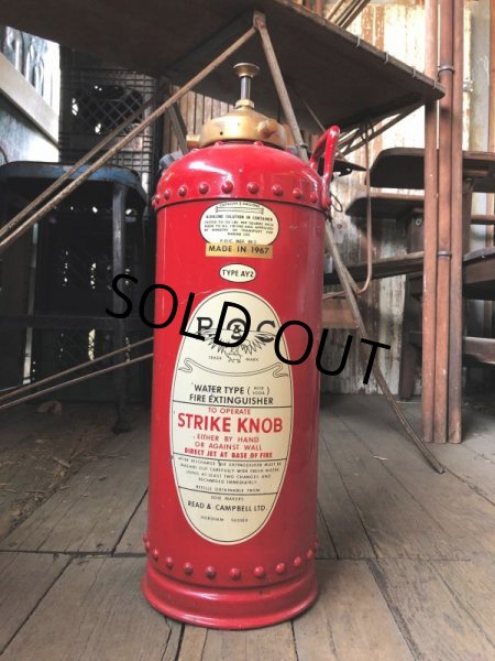 画像1: Vintage Read & Campbell Fire Extinguisher (B969) (1)