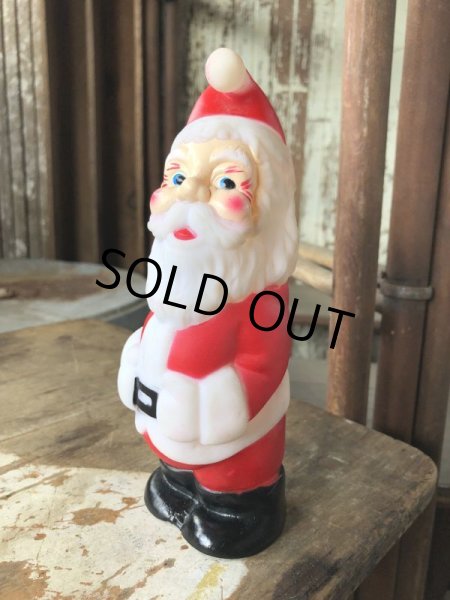 画像1: Vintage Santa Claus Vinyl Doll 20cm (M094)  (1)