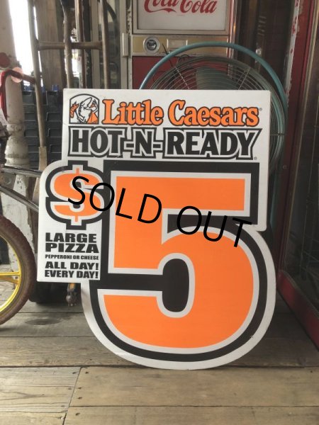 画像1: Vintage Little Caesars Pizza Advertising Store Display Sign (M478) (1)