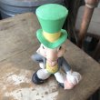 画像2: Vintage Disney Pinocchio Jiminy Cricket Rubber Doll (M615)  (2)