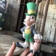 画像12: Vintage Disney Pinocchio Jiminy Cricket Rubber Doll (M615)  (12)