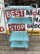 画像18: 【店舗引き取り限定】 Vintage Advertising JOHNSON & SON Raid Store Display Shelf Metal Rack (M641) (18)