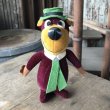 画像1: 60s Vintage Hanna Barbara Yogi Bear Velveteen Stuffed (M645) (1)