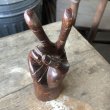 画像5: 70s Vintage Wooden Hand Peace Sign Ornament (M646) (5)