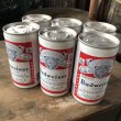 画像5: Vintage Budweiser Beer Cans 6 PACK (M656)  (5)